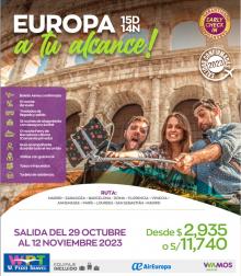 EUROPA A TU ALCANCE - SALIDA 29 OCTUBRE 2023 - 15D 14N